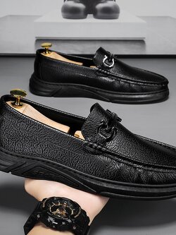 รองเท้าหนังผู้ชาย มีไซส์39-44 รองเท้าโลฟเฟอร์ชาย Slip-On Shoes มีขนาด39-44