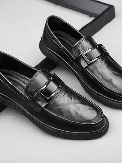 รองเท้าหนังผู้ชาย มีไซส์39-44 รองเท้าโลฟเฟอร์ชาย Slip-On Shoes มีขนาด39-44