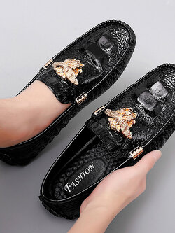 รองเท้าหนังผู้ชาย มีไซส์39-44 รองเท้าโลฟเฟอร์ชาย Slip-On Shoes มีขนาด39-44