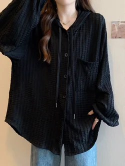 เสื้อยืดแขนยาว มีฮู้ด มีขนาด S M L XL สนใจทักแชท