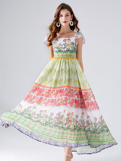 ชุดเดรสยาวสวยๆ ชุดเดรสยาวใส่สบาย ใส่ทำงาน มีขนาดS M L XL 2XL