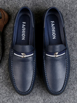 รองเท้าหนังผู้ชาย มีไซส์39-44 รองเท้าโลฟเฟอร์ชาย Slip-On Shoes มีขนาด39-44