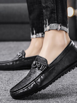 รองเท้าหนังผู้ชาย มีไซส์39-44 รองเท้าโลฟเฟอร์ชาย Slip-On Shoes มีขนาด39-44