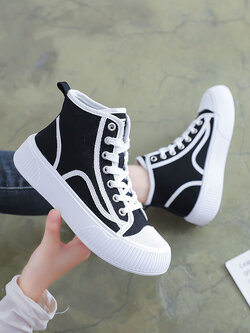 รองเท้าผ้าใบผู้หญิง ใส่สบาย รองเท้าผ้าใบใส่เที่ยวผู้หญิง มีSIZE 35 36 37 38 39 40