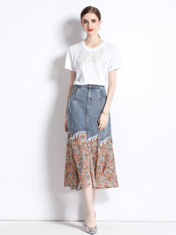 ชุดเดรสยาวสวยๆ ชุดเดรสยาวใส่สบาย ใส่ทำงาน มีขนาดS M L XL 2XL