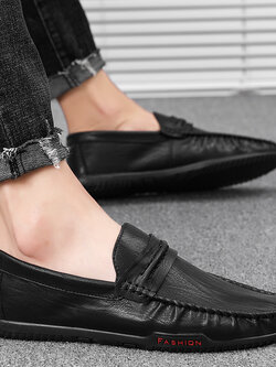 รองเท้าหนังผู้ชาย มีไซส์39-44 รองเท้าโลฟเฟอร์ชาย Slip-On Shoes มีขนาด39-44