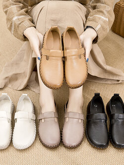 รองเท้าเท้าหนังวินเทจ 35 36 37 38 39 40