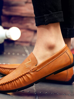รองเท้าหนังผู้ชาย มีไซส์39-44 รองเท้าโลฟเฟอร์ชาย Slip-On Shoes มีขนาด39-44