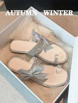 รองเท้าแตะผู้หญิงส้นเตี้ย ใส่สบาย มีขนาด35-43