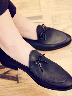 รองเท้าหนังผู้ชาย มีไซส์39-44 รองเท้าโลฟเฟอร์ชาย Slip-On Shoes มีขนาด39-44