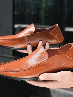 รองเท้าหนังผู้ชาย มีไซส์39-44 รองเท้าโลฟเฟอร์ชาย Slip-On Shoes มีขนาด39-44
