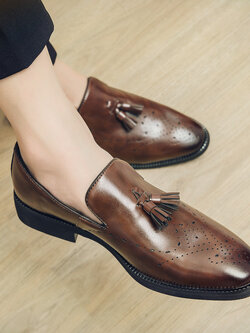 รองเท้าหนังผู้ชาย มีไซส์39-44 รองเท้าโลฟเฟอร์ชาย Slip-On Shoes มีขนาด39-44
