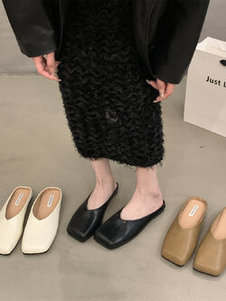 รองเท้าคัทชูผู้หญิงส้นเตี้ย ใส่สบาย มีขนาด35-43