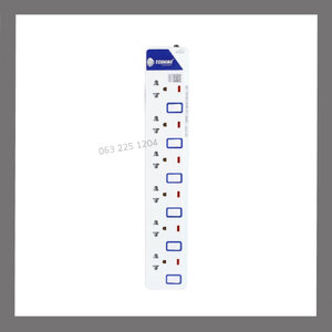รางปลั๊กไฟToshino 6ช่อง6สวิตซ์ยาว3เมตร ET-916