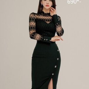 BLACK DRESS KOREA