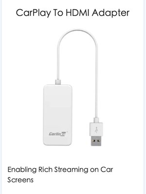 Carplay to HDMI adapter