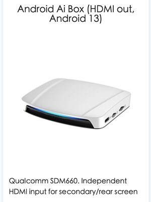 รุ่นท้อปสุด แรงสุด T-Box UHD Carlinkit Android CPU8core Ram8 Rom128 AI Box มี HDMI out ไว้ต่อจอหลังรถได้