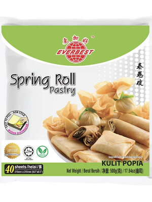 แผ่นปอเปี๊ยะ แช่แข็ง SPRING ROLL PASTRY EVERBEST 8.5