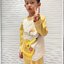 พร้อมส่ง ชุดนอนเด็กคอกลม พิมพ์ลาย ขายาว