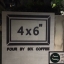 อักษรโลหะ ป้ายร้านกาแฟ 4x6