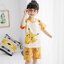 พร้อมส่ง ชุดนอนเด็กเล็กคอกลม พิมพ์ลาย