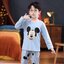 พร้อมส่ง ชุดนอนเด็กคอกลม พิมพ์ลาย ขายาว