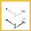 Double 2 in 1 Hybrid Arms for Laptop & Monitor Desk Mount