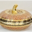 ของฝากที่ระลึก ตลับเบญจรงค์ทรงฟักทอง ลายหยดเทียน งานเอกลักษณ์ไทย