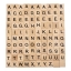 Wooden Scrabble บล๊อคไม้ตัวอักษร ของเล่นพัฒนาสมอง ของเล่นไม้