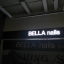 ป้ายอักษรโลหะ ติดไฟอะคริิลิค ไฟออกหน้าแสงสีขาว - ขอบโลหะพ่นสีดำด้าน #BELLAnails ติดตั้งป้ายโลตัสศรีนครินทร์